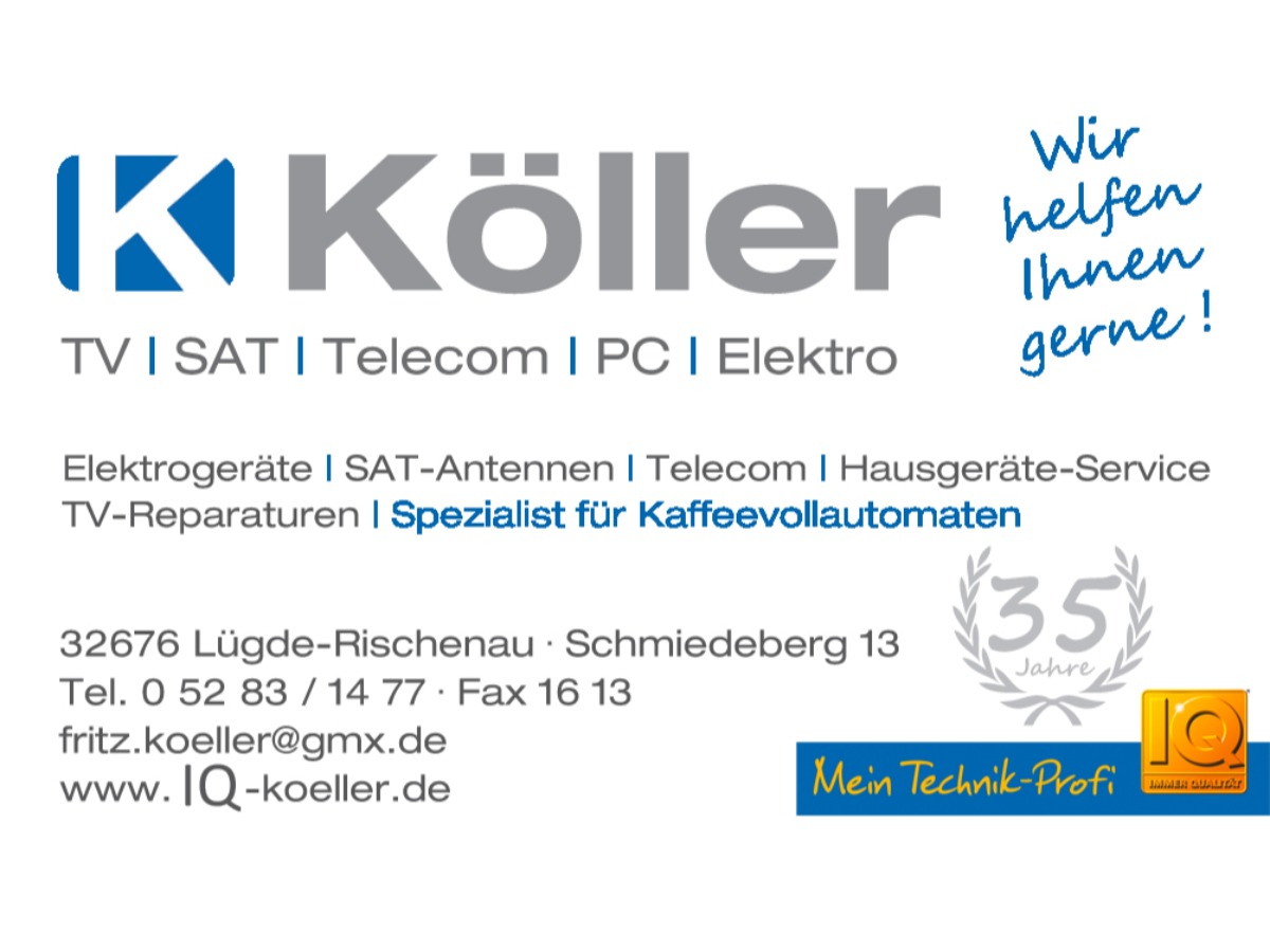 Köller - Seit über 35 Jahren...